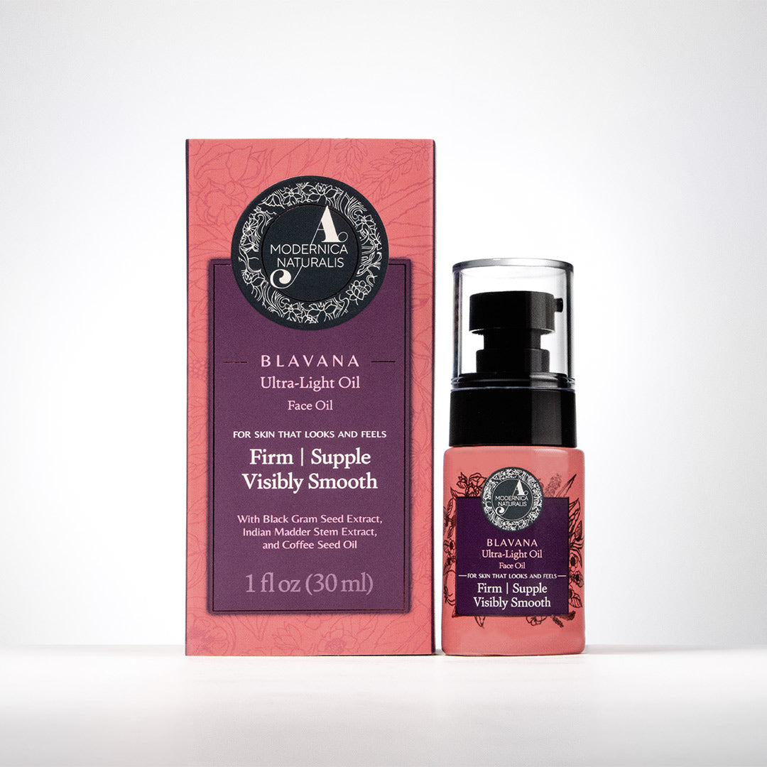 Blavana Ultra-Light Face Oil – Moisturizes, Softens, Firms Dry, Aging, Crepey Skin - Revolutionary Formula with Black Gram – Best Face Oil for Firm, Supple and Smooth Looking Skin – With Clinically Tested Ingredients