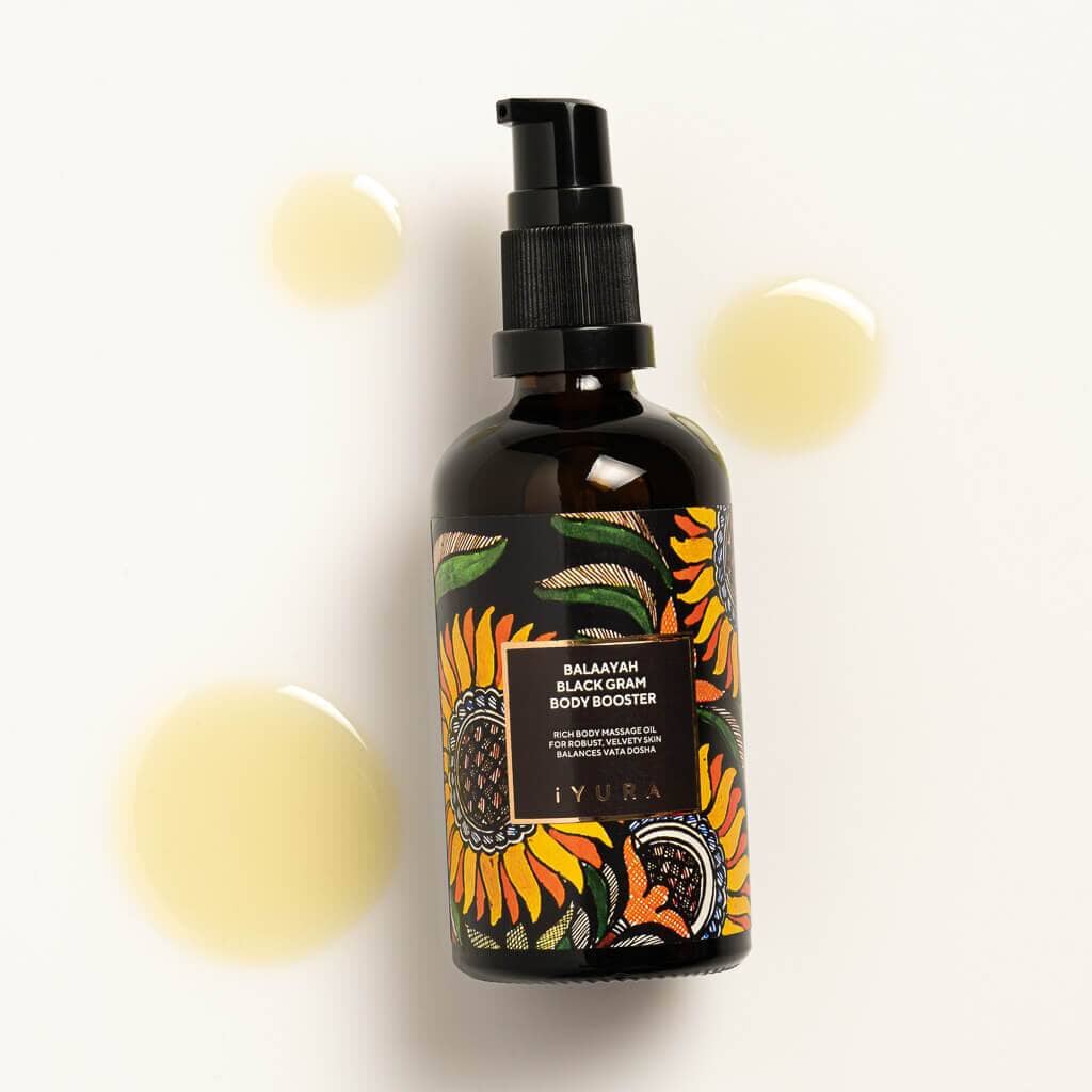 Balaayah Black-Gram Body-Booster Body Oil iYURA 