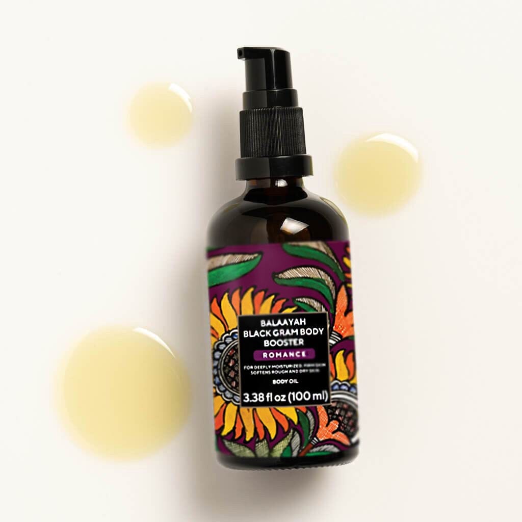 Balaayah Black Gram Body Booster | Romance Blend Body Oil iYURA 