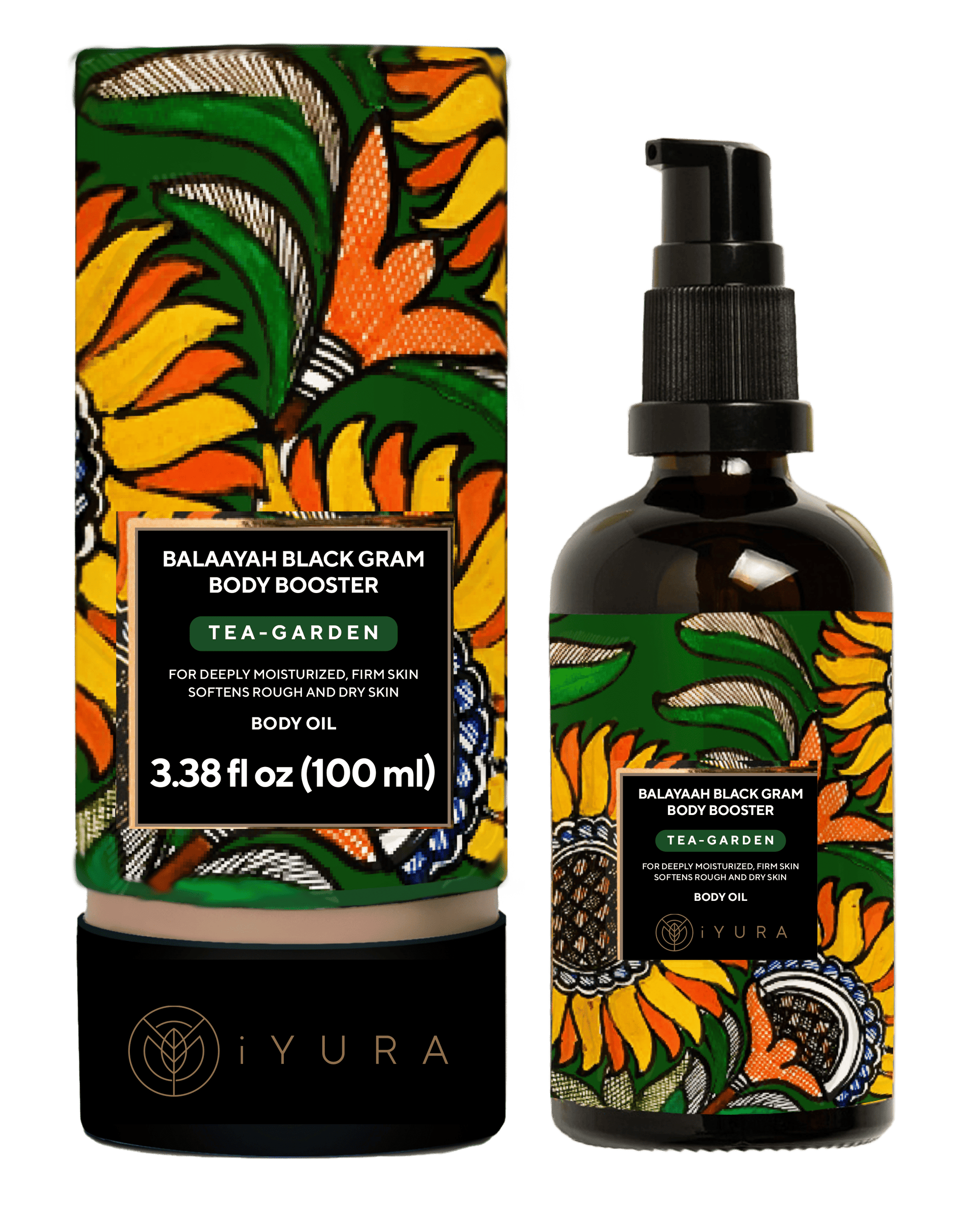 Balaayah Black Gram Body Booster Tea-Garden Blend Body Oil iYURA 