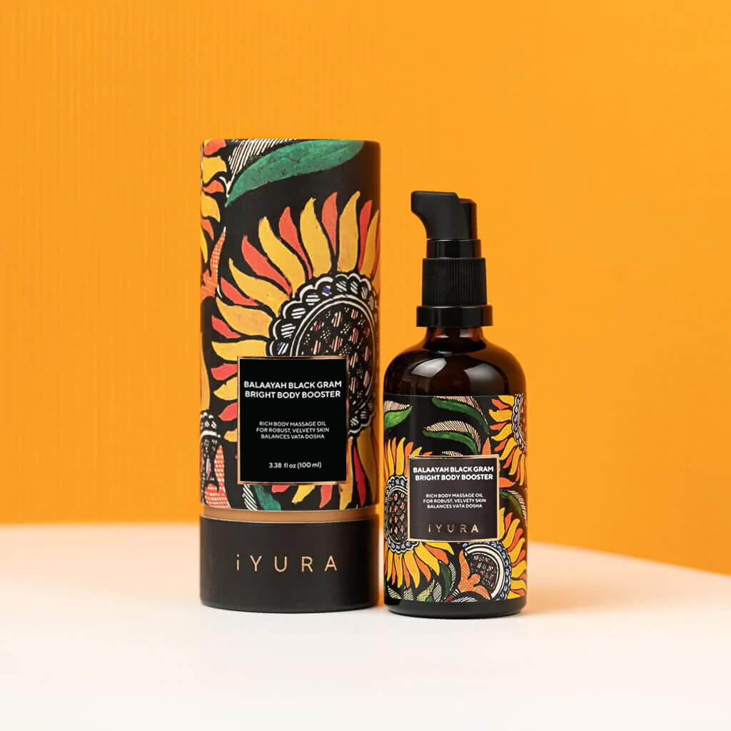 Balaayah Black Gram Bright Body Booster Body Oil iYURA 