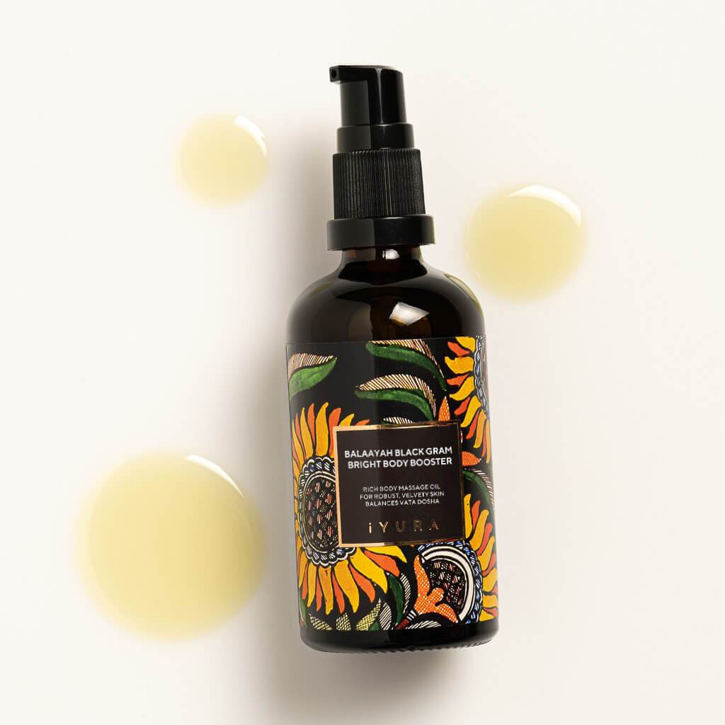 Balaayah Black Gram Bright Body Booster Body Oil iYURA 