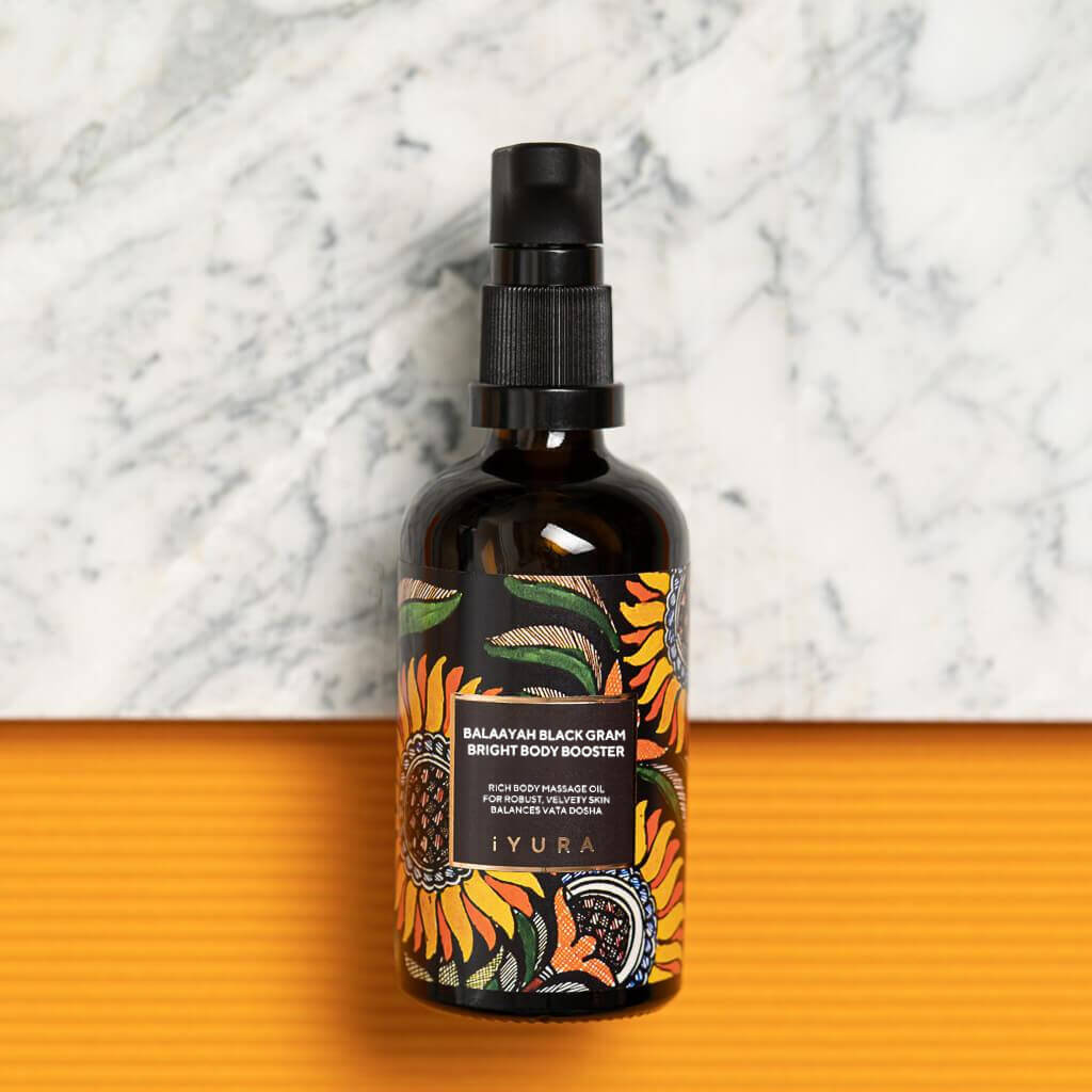 Balaayah Black Gram Bright Body Booster Body Oil iYURA 