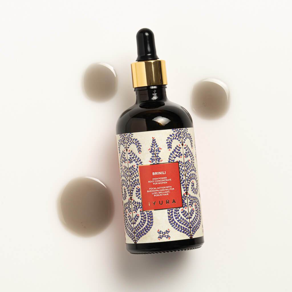 Brinili High Power Root Concentrate for Lush, Brilliantly-Hued, Robust Hair Hair Oil iYURA 