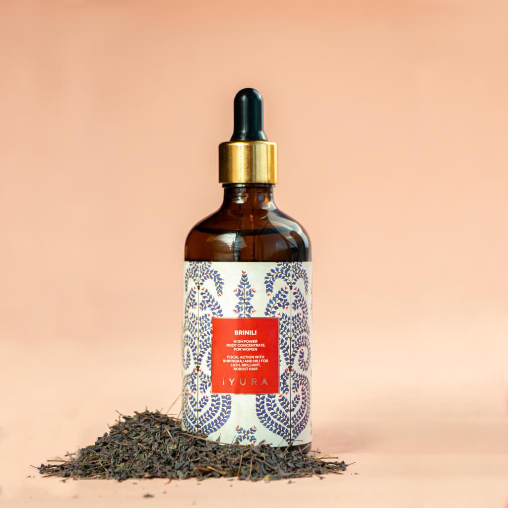 Brinili High Power Root Concentrate for Lush, Brilliantly-Hued, Robust Hair Hair Oil iYURA 