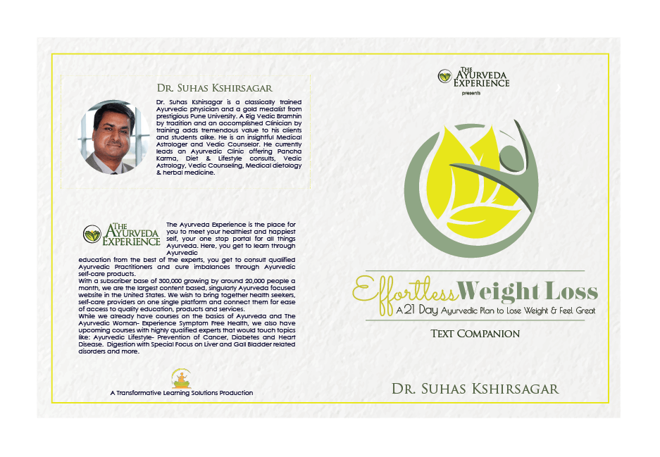 Effortless Weight Loss Platinum Experience Ayurveda 