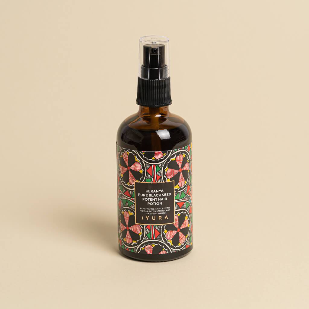 iYURA Keranya Pure Black Seed Potent Hair Potion - Award-Winning Hair Treatment Hair Oil iYURA 