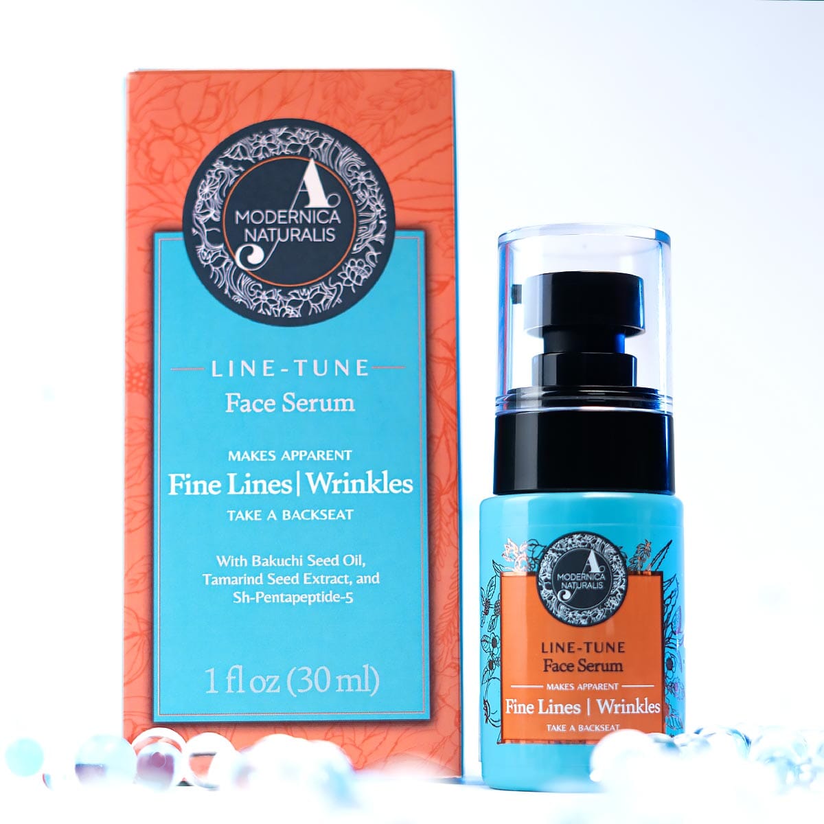 Line-Tune Face Serum – Reduces the Appearance of Fine Lines & Wrinkles – Hydrating Formula with Tamarind, Bakuchi, Arjuna, Guduchi & Peptides – Best Face Serum for Aging Skin with Fine Lines & Wrinkles – With Clinically Tested Ingredient Combinations Face Serum A Modernica Naturalis 